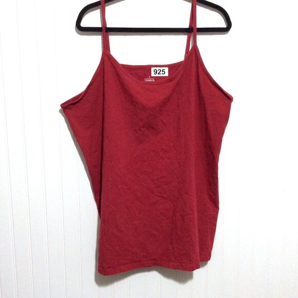 Torrid Cami Womens 6X American Beauty Red Scoop Neck Foxy Tank Top Camisole - Picture 1 of 3